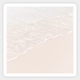 SCENERY 49 - White Beach Sand Clear Sea Water Coast Magnet